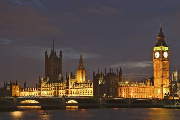 Great Britain, London Big Ben and Parliament,